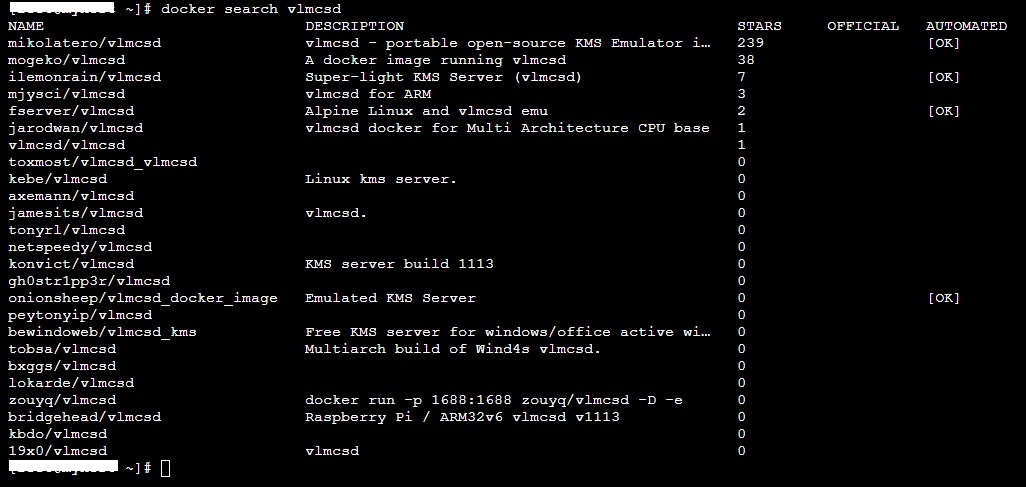 自己通过docker搭建KMS激活服务器激活windows与office