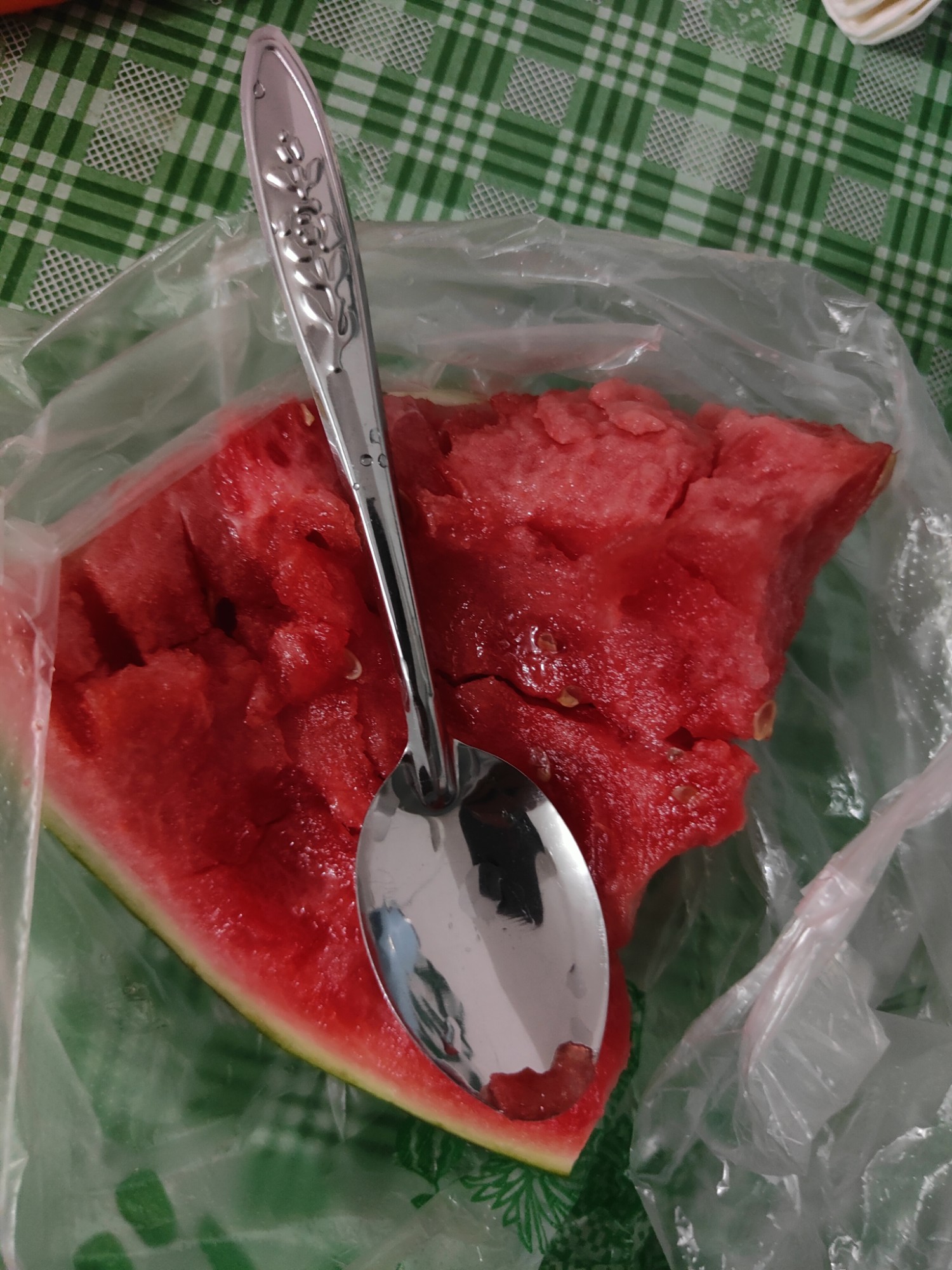 买西瓜送勺子