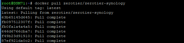 群晖安装zerotier