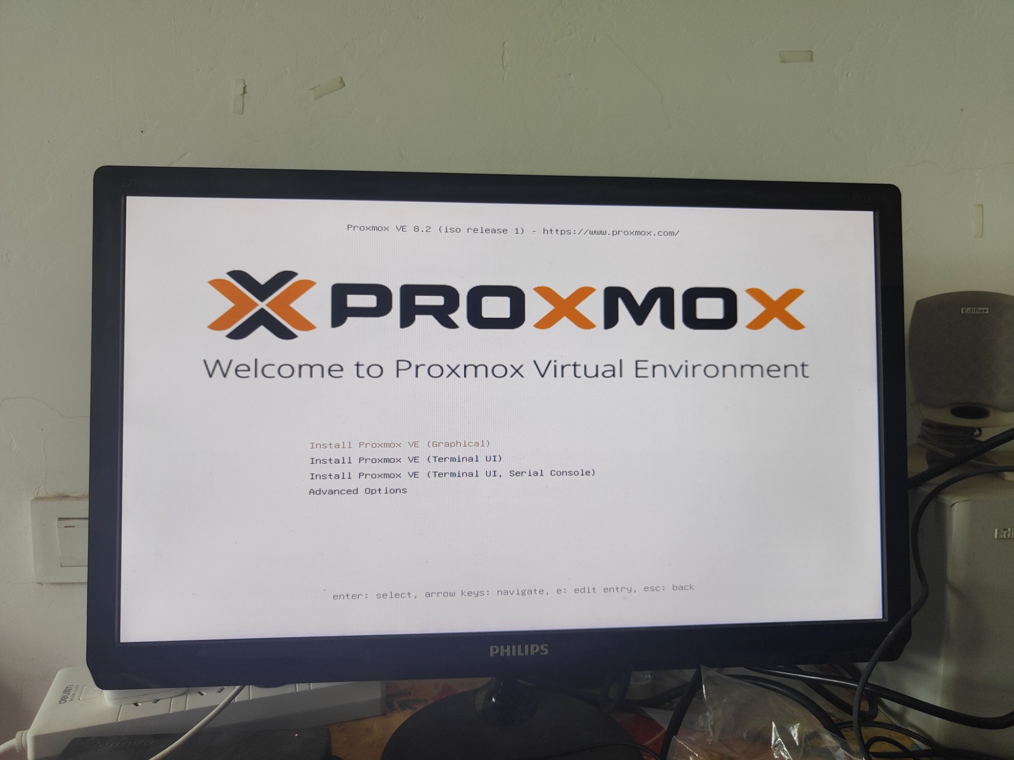 安装proxmox
