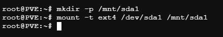 PVE新增硬盘 PVE新增硬盘